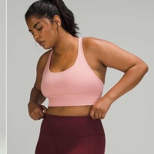 Lululemon Energy Bra Long Line *Medium Support, B–D Cup
Pink Puff